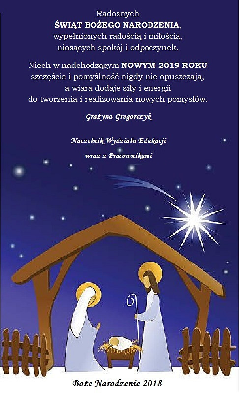 Świąteczne życzenia - zdjęcie w treści 