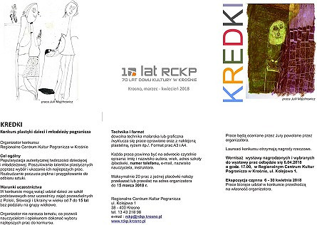 Konkurs Plastyki Dzieci i Młodzieży Pogranicza KREDKI - zdjęcie w treści