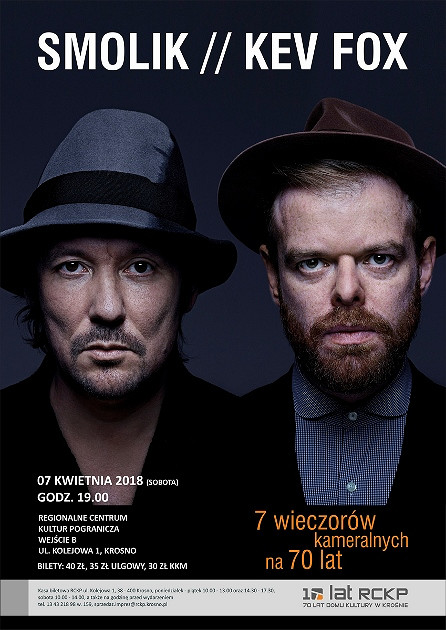 Koncert Smolik // Kev Fox w ramach 7 wieczorów kameralnych na 70 lat - zdjęcie w treści
