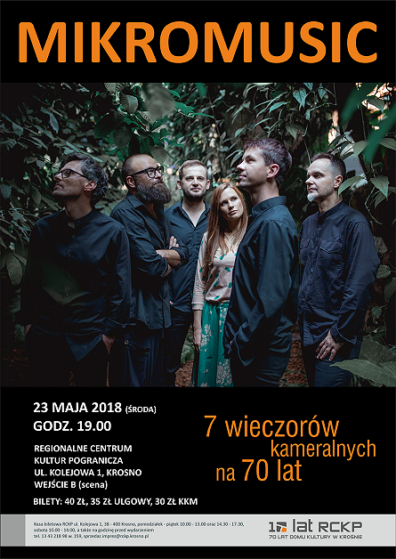 Koncert Mikromusic w ramach 7 wieczorów kameralnych na 70 lat - zdjęcie w treści
