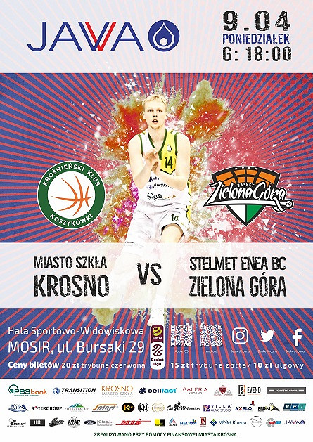 Miasto Szkła Krosno vs. Stelmet Enea BC Zielona Góra - zdjęcie w treści 