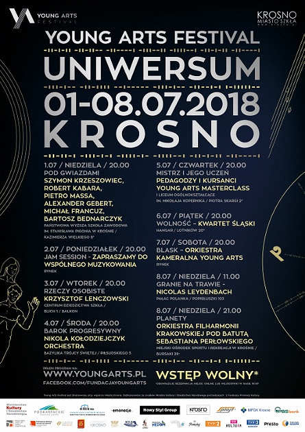 Young Arts Festival 2018 - JUŻ PO RAZ TRZECI KROSNO PEŁNE MUZYKI - zdjęcie w treści nr 1