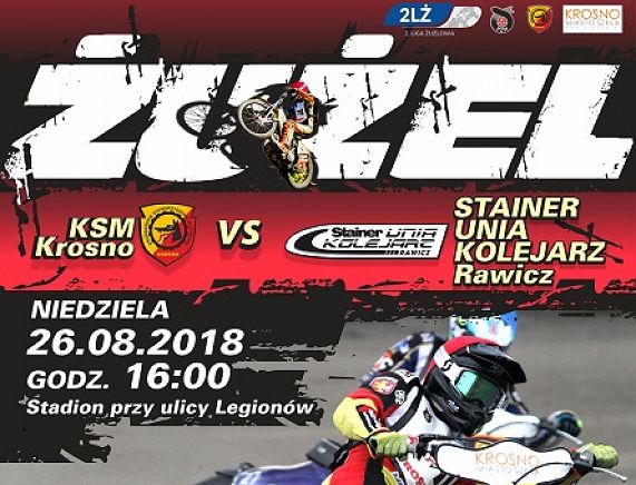 Plakat żużel 26.08.2018 r.