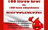 Plakat akcji zbiórki krwi