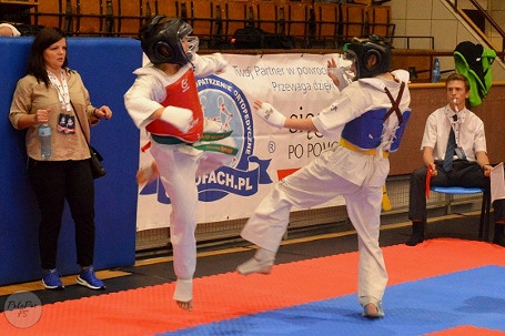 Trzy medale i tytuł Drużynowego Mistrza Polski Juniorów Młodszych dla krośnieńskich karateków - zdjęcie w treści  nr 1