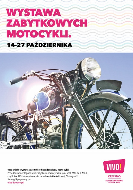 Wystawa zabytkowych motocykli w VIVO! Krosno - zdjęcie w treści 