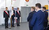poświęcenie sztandaru, wystąpienie zaproszonych gości