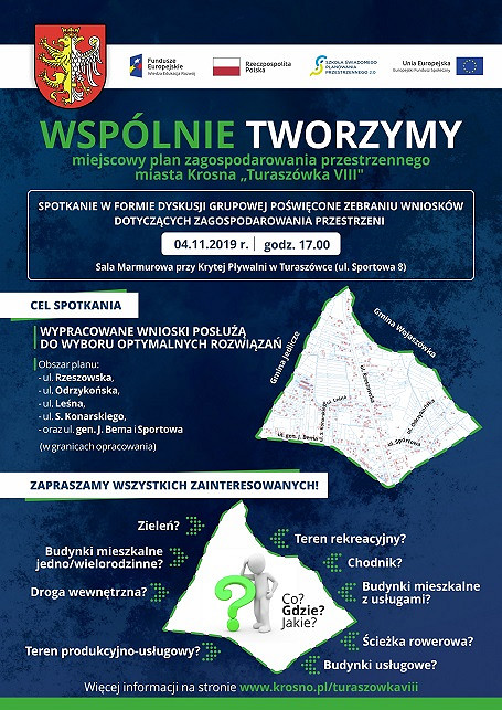 WSPÓLNIE TWORZYMY miejscowy plan zagospodarowania przestrzennego miasta Krosna „Turaszówka VIII” - zdjęcie w treści  nr 1