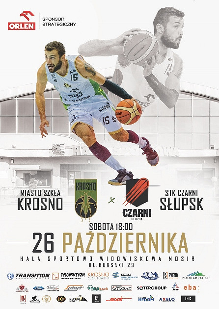Miasto Szkła Krosno - STK Czarni Słupsk. 26 października (sobota) godz. 18:00 - zdjęcie w treści 