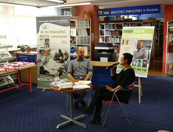 Witold Szabłowski w Krośnieńskiej Bibliotece