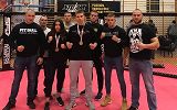 Krośnieńscy zawodnicy trenujący MMA na zawodach