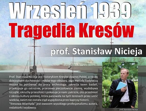 Plakat - prof. Stanisława Nicieji pt. Wrzesień 1939. Tragedia kresów