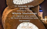 Zaproszenie na odsłonięcie rzeźby Witolda Śliwińskiego