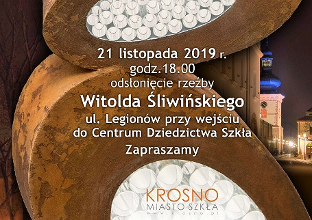 Zapraszamy na odsłonięcie rzeźby Witolda Śliwińskiego - zdjęcie w treści