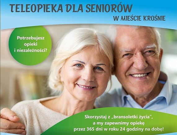 Infografika - Teleopieka dla seniora
