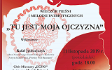 Plakat koncertu - Tu jest moja Ojczyzna