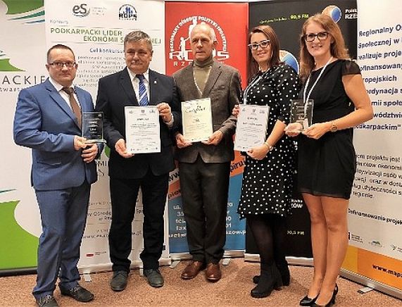 Laureaci konkursu „PODKARPACKI LIDER EKONOMII SPOŁECZNEJ”