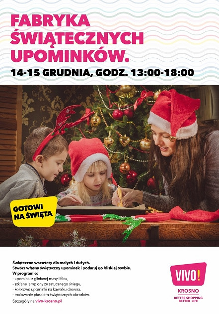 Fabryka Świątecznych Upominków w VIVO! Krosno - zdjęcie w treści 
