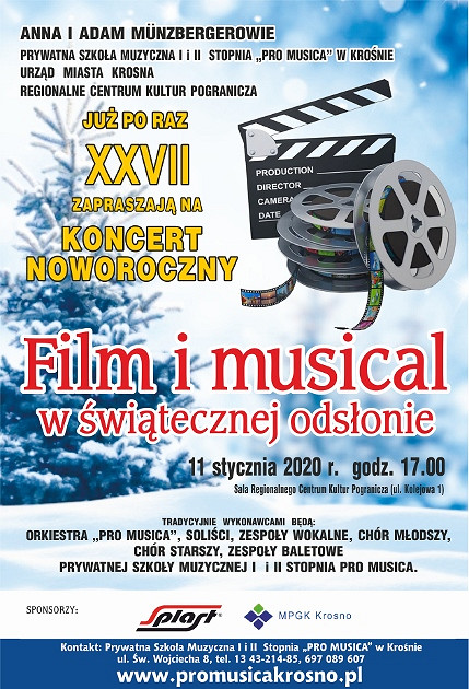 Koncert Noworoczny „Film i musical w świątecznej odsłonie” - zdjęcie w treści 