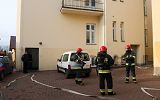 Ewakuacja budynku UM Krosna - ćwiczenia służb ratowniczych