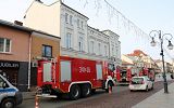 Ewakuacja budynku UM Krosna - ćwiczenia służb ratowniczych