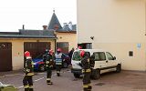 Ewakuacja budynku UM Krosna - ćwiczenia służb ratowniczych