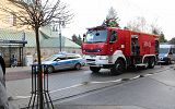 Ewakuacja budynku UM Krosna - ćwiczenia służb ratowniczych