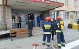 Ewakuacja budynku przy ul. Lwowskiej
