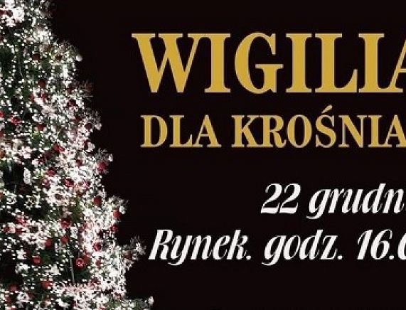 Plakat Wigilia dla krośnian