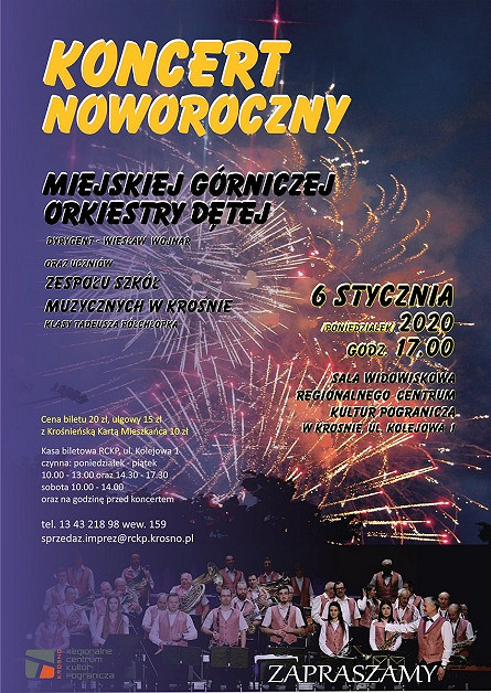 KONCERT NOWOROCZNY Miejskiej Górniczej Orkiestry Dętej - zdjęcie w treści