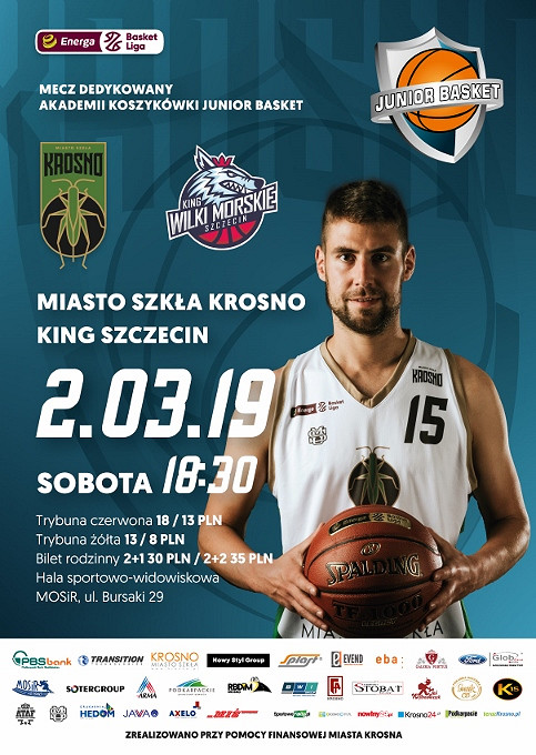 MIASTO SZKŁA KROSNO - KING SZCZECIN 02.03.2019 (SOBOTA) godz. 18:30 - zdjęcie w treści 