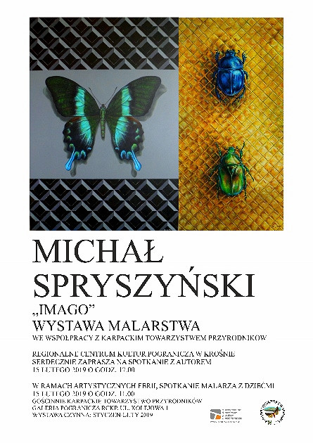 „Imago” wystawa malarstwa Michała Spryszyńskiego - zdjęcie w treści