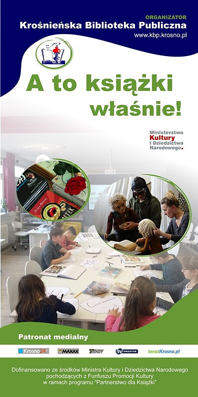 A to książki właśnie! - nowe projekty w Krośnieńskiej Bibliotece Publicznej - zdjęcie w treści 