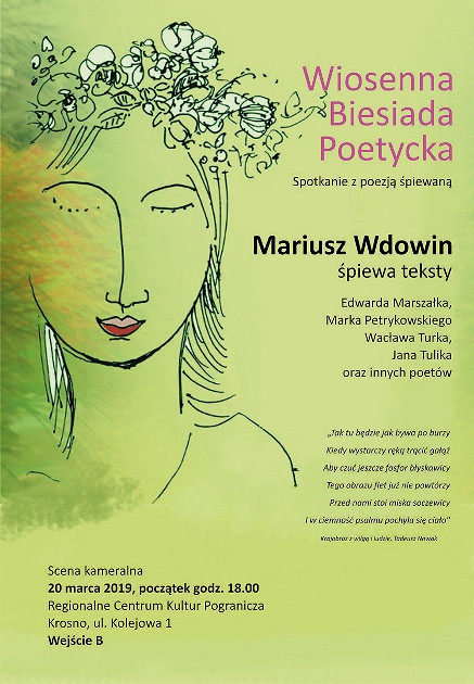 Wiosenna Biesiada Poetycka. Spotkanie z poezją śpiewaną - zdjęcie w treści 