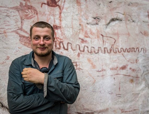 Autor książki Dominik Szczepański, foto: Michał Dzikowski