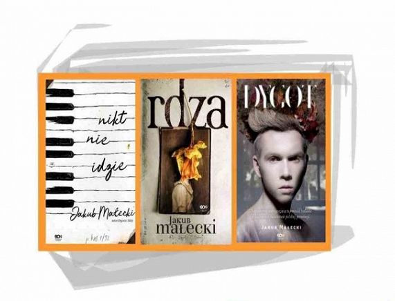 Plakat Spotkania z Jakubem Małeckim