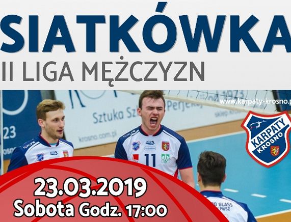 Plakat meczu siatkówki