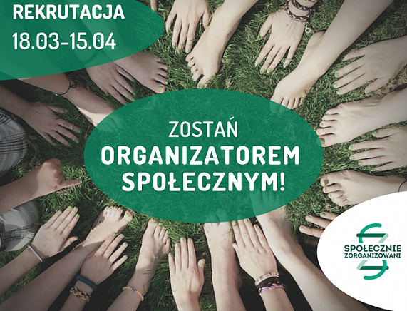 Plakat akcji Społecznie zorganizowani
