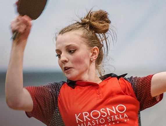 Plakat Turnieju Tenisa Stołowego w Krośnie