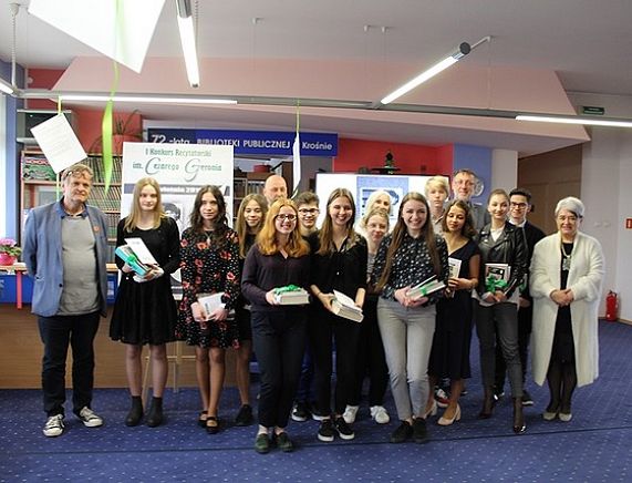 I Konkurs Recytatorski im. Cezarego Geronia w Krośnieńskiej Bibliotece Publicznej