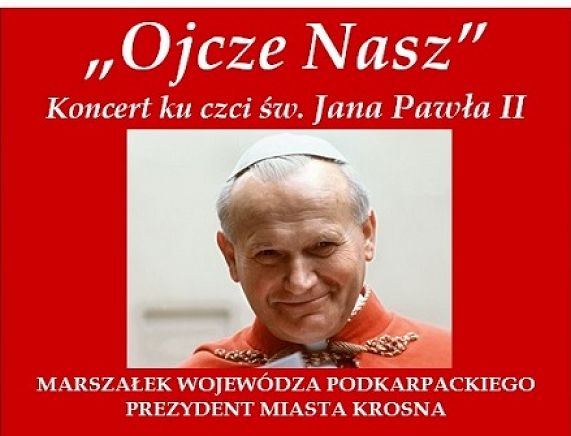 Plakat koncert "Ojcze Nasz"