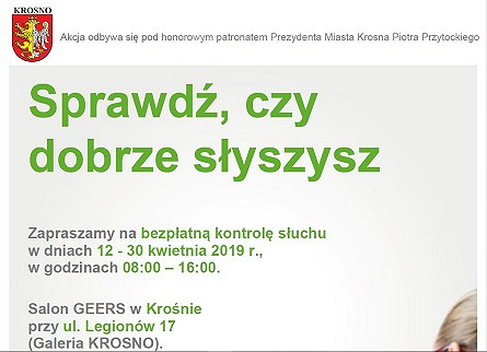 Bezpłatnie zbadaj słuch - zdjęcie w treści 