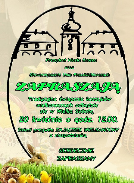 Tradycyjne święcenie pokarmów na krośnieńskim rynku - zdjęcie w treści 