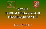 Uczestnicy Forum Organizacji Pozarządowych