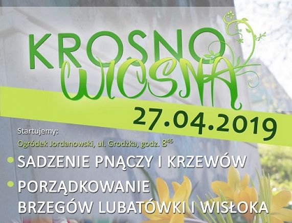 Grafika - miniatura - Plakat akcji krosno Wiosną 2019