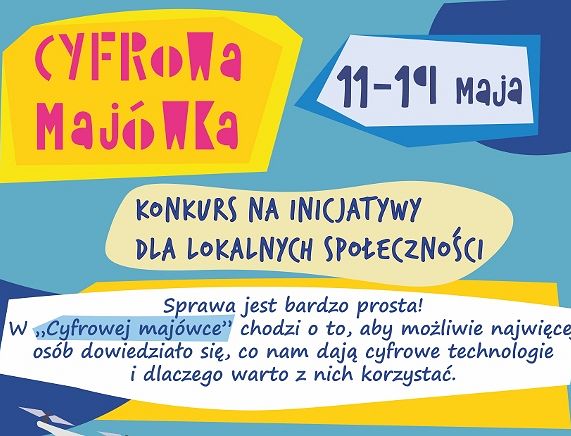 Plakat Cyfrowa Majówka