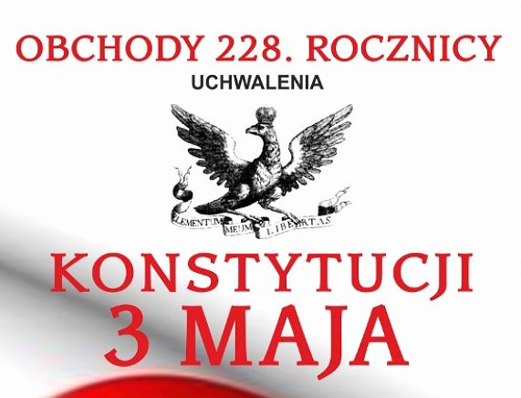 Plakat uroczystości 3 maja