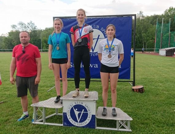 Podium zawodów lekkoatletycznych