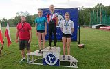 Podium zawodów lekkoatletycznych