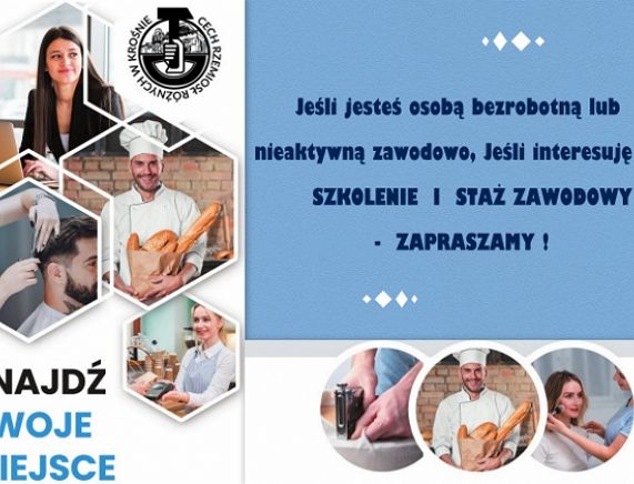 Zaproszenie na szkolenia i staże